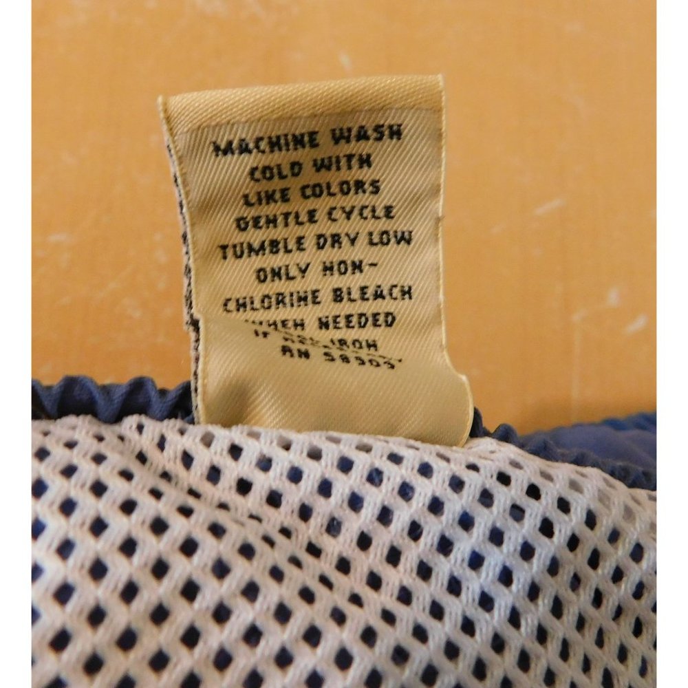 Caribbean Swimwear Shorts Trunks XL Blue Mesh Lining Elastic Waist NEW - Picture 8 of 8